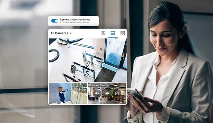 24/7 business monitoring fixed lens cameras