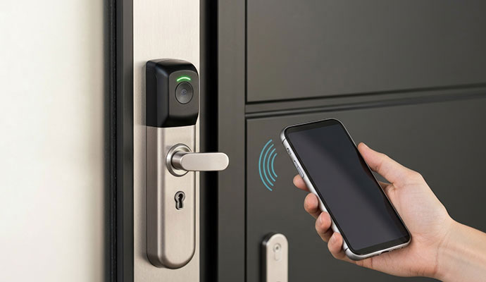 Accessing though touchless door