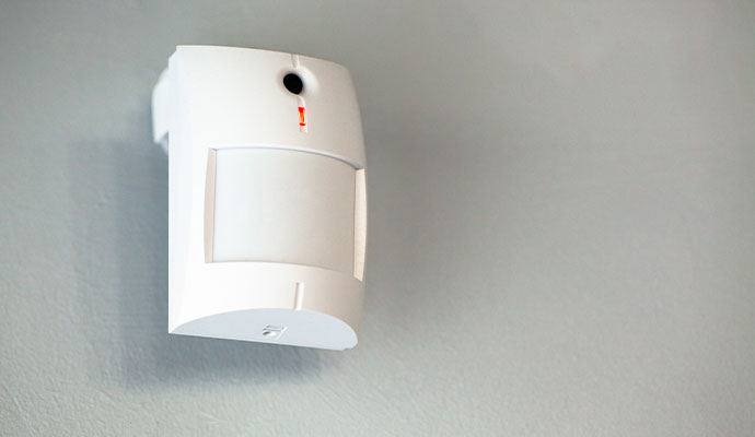 Passive infrared motion sensor for home security