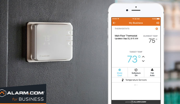 Mobile app interface for smart thermostat control