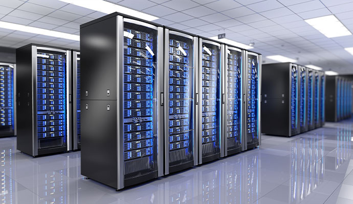 Data center server racks