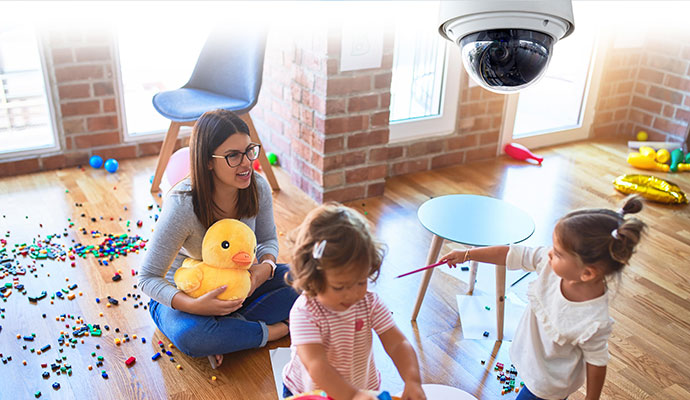 Daycare center security camera