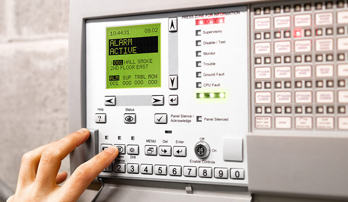 Fire alarm annunciator panel