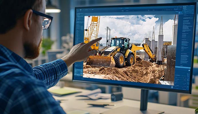 Monitoring business security for commercial properties.