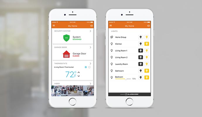 smart app for security control