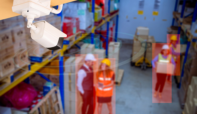 Warehouse CCTV surveillance system