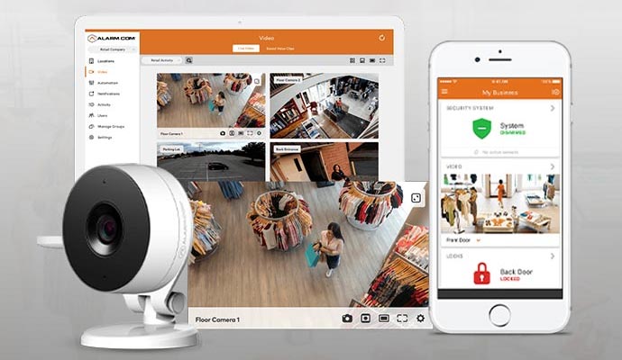 Cloud-based remote surveillance system with camera and tablet web portal