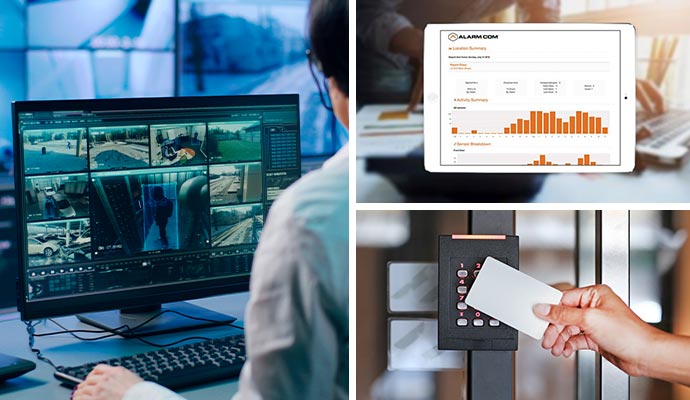 Complete intrusion protection system components.