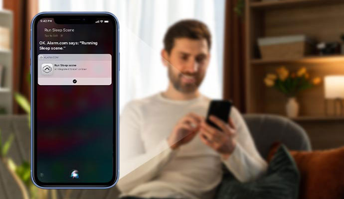 Smart home automation with voice control app