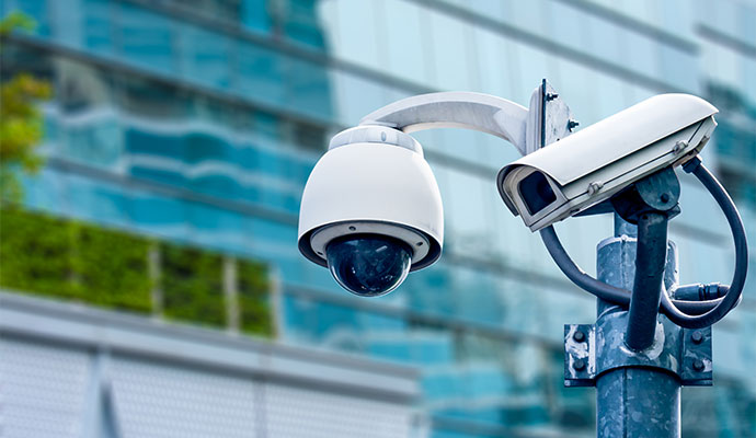 Outdoor surveillance cameras installed for municipalities