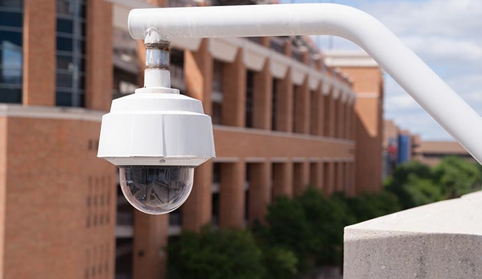 Security camera in government office