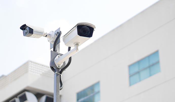 Security camera installed in municipality