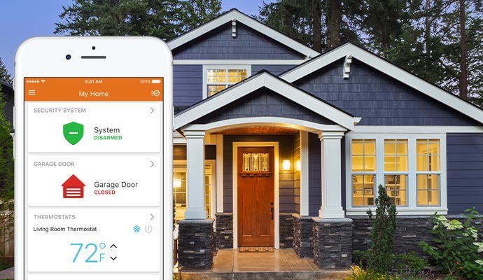 Smart home automation demonstration