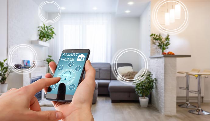 an image showcasing the demo of a smart home system