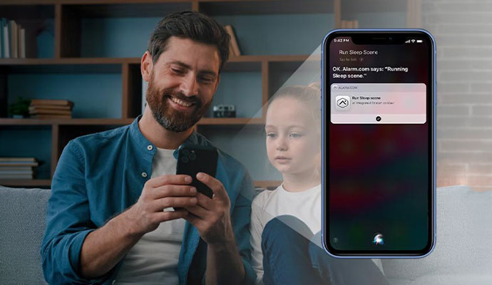 Smart sleep scene automation service using voice control system